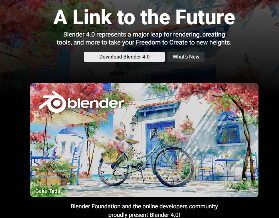 ダウンロード可能になったBlender4の新機能