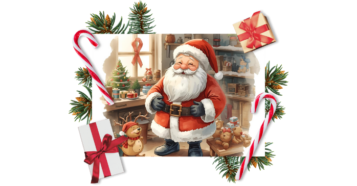 生成AIで手作りしたクリスマスカード