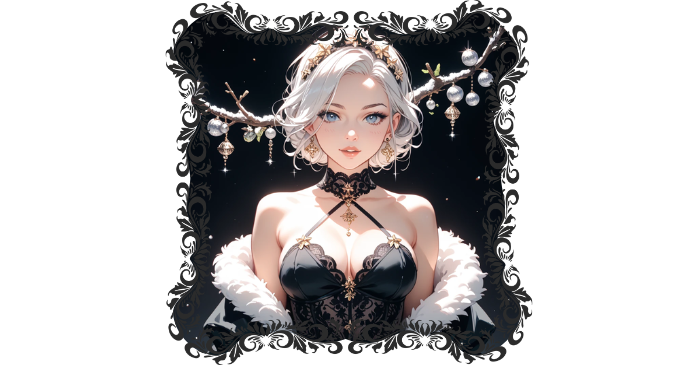 生成AIで手作りしたクリスマスカード