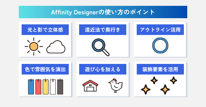 Affinity Designerの使い方のポイント