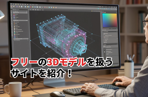 フリーの3Dモデルをダウンロードできるおすすめサイト！編集ソフトも紹介
