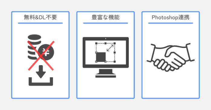 Photopeaの持つ3つの強み